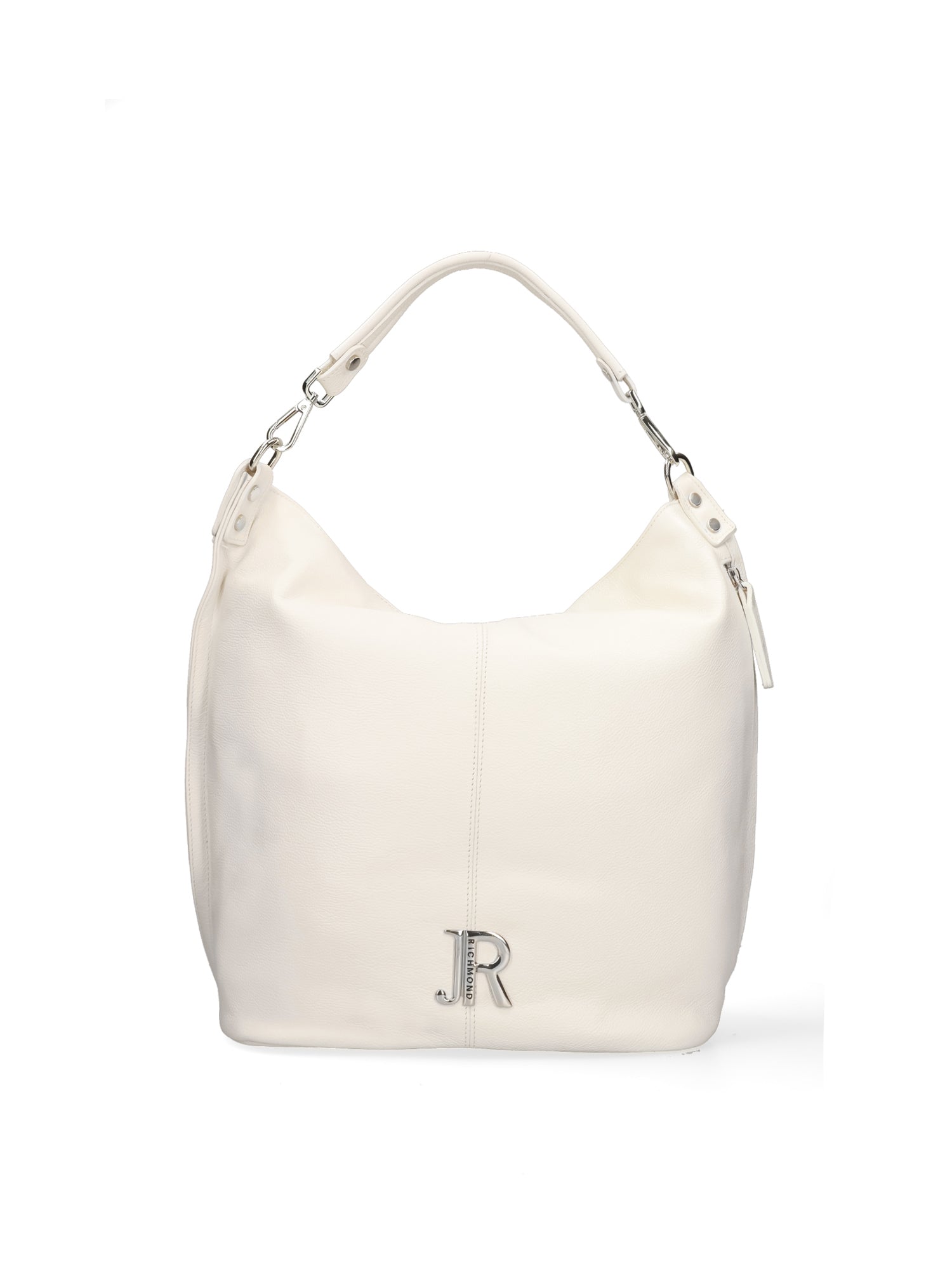 Borsa a Spalla in Vera Pelle Bianco
