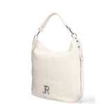 Borsa a Spalla in Vera Pelle Bianco