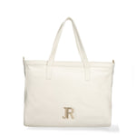 Borsa a Spalla in Vera Pelle Bianco