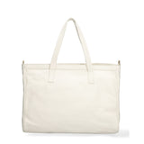 Borsa a Spalla in Vera Pelle Bianco