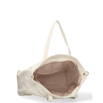 Borsa a Spalla in Vera Pelle Bianco
