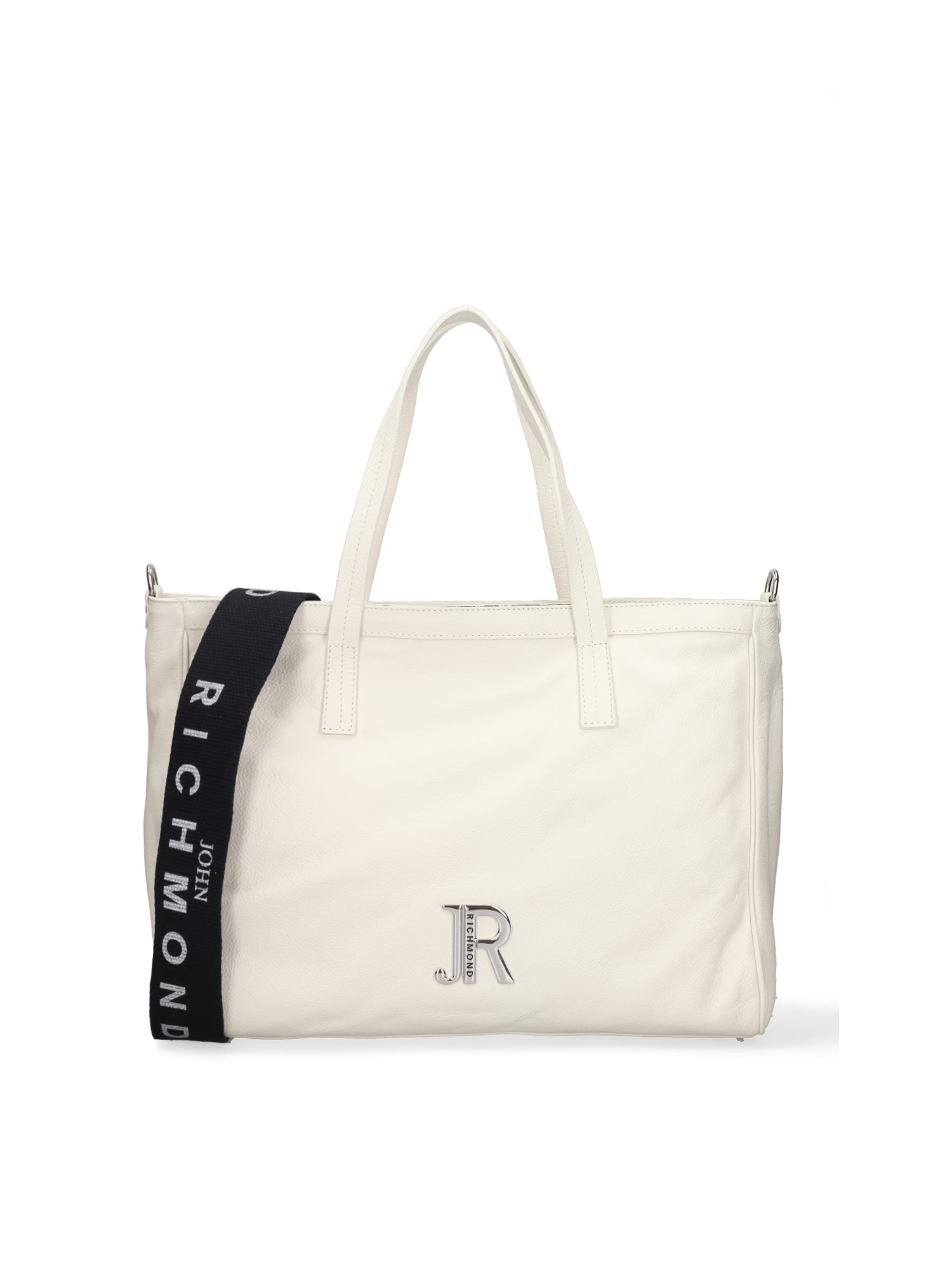 Borsa a Spalla in Vera Pelle Bianco