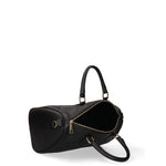 Borsa a Bauletto in Vera Pelle Nero