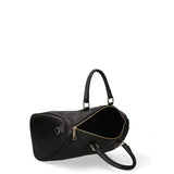 Borsa a Bauletto in Vera Pelle Nero