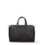 Borsa a Bauletto in Vera Pelle Nero