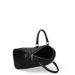 Borsa a Bauletto in Vera Pelle Nero