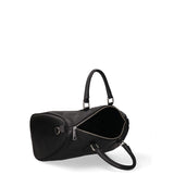 Borsa a Bauletto in Vera Pelle Nero