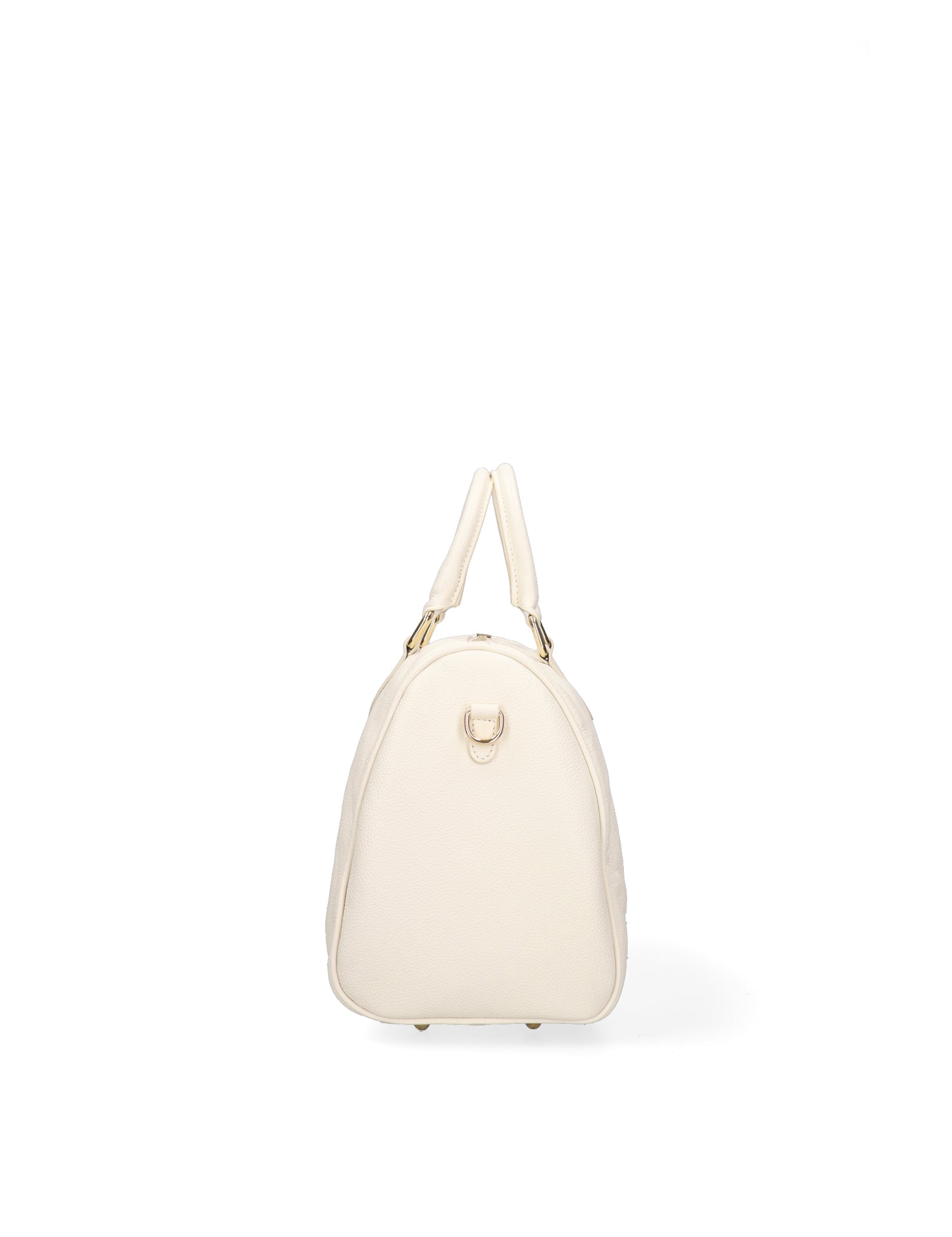 Borsa a Bauletto in Vera Pelle Bianco