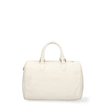 Borsa a Bauletto in Vera Pelle Bianco