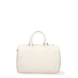 Borsa a Bauletto in Vera Pelle Bianco