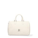 Borsa a Bauletto in Vera Pelle Bianco