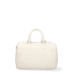 Borsa a Bauletto in Vera Pelle Bianco