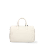 Borsa a Bauletto in Vera Pelle Bianco