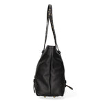 Borsa a Spalla in Vera Pelle Nero