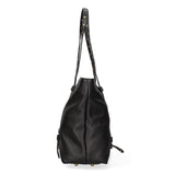 Borsa a Spalla in Vera Pelle Nero