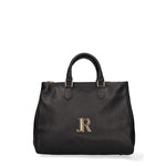 Borsa a Mano in Vera Pelle Nero