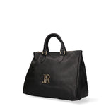 Borsa a Mano in Vera Pelle Nero