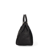Borsa a Mano in Vera Pelle Nero