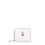 Portafoglio in Vera Pelle Bianco