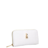 Portafoglio in Vera Pelle Bianco
