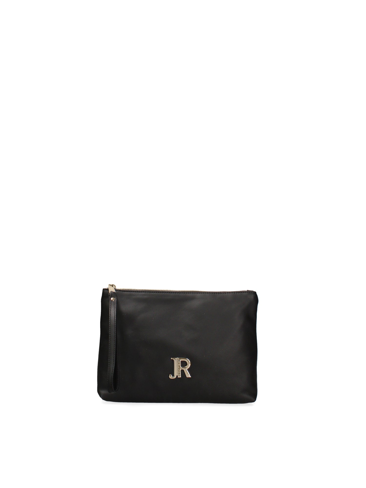 Pochette in Vera Pelle Nero