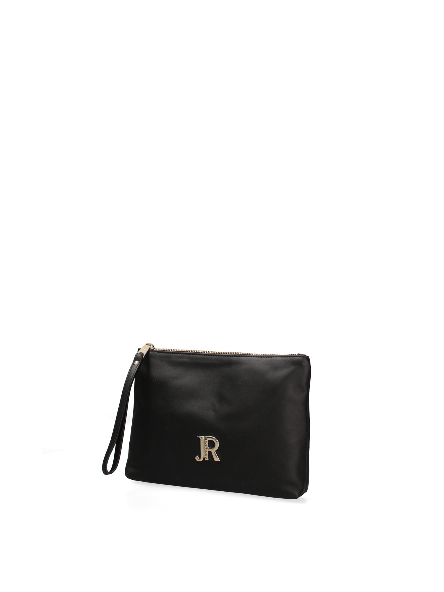 Pochette in Vera Pelle Nero