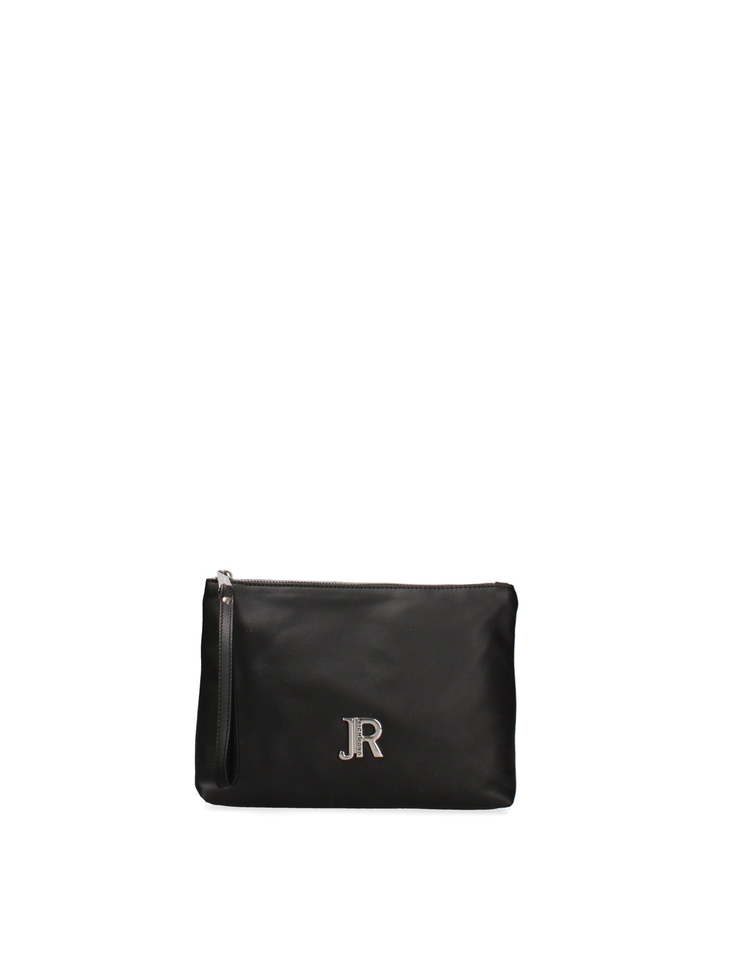 Pochette in Vera Pelle Nero