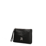 Pochette in Vera Pelle Nero