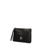 Pochette in Vera Pelle Nero