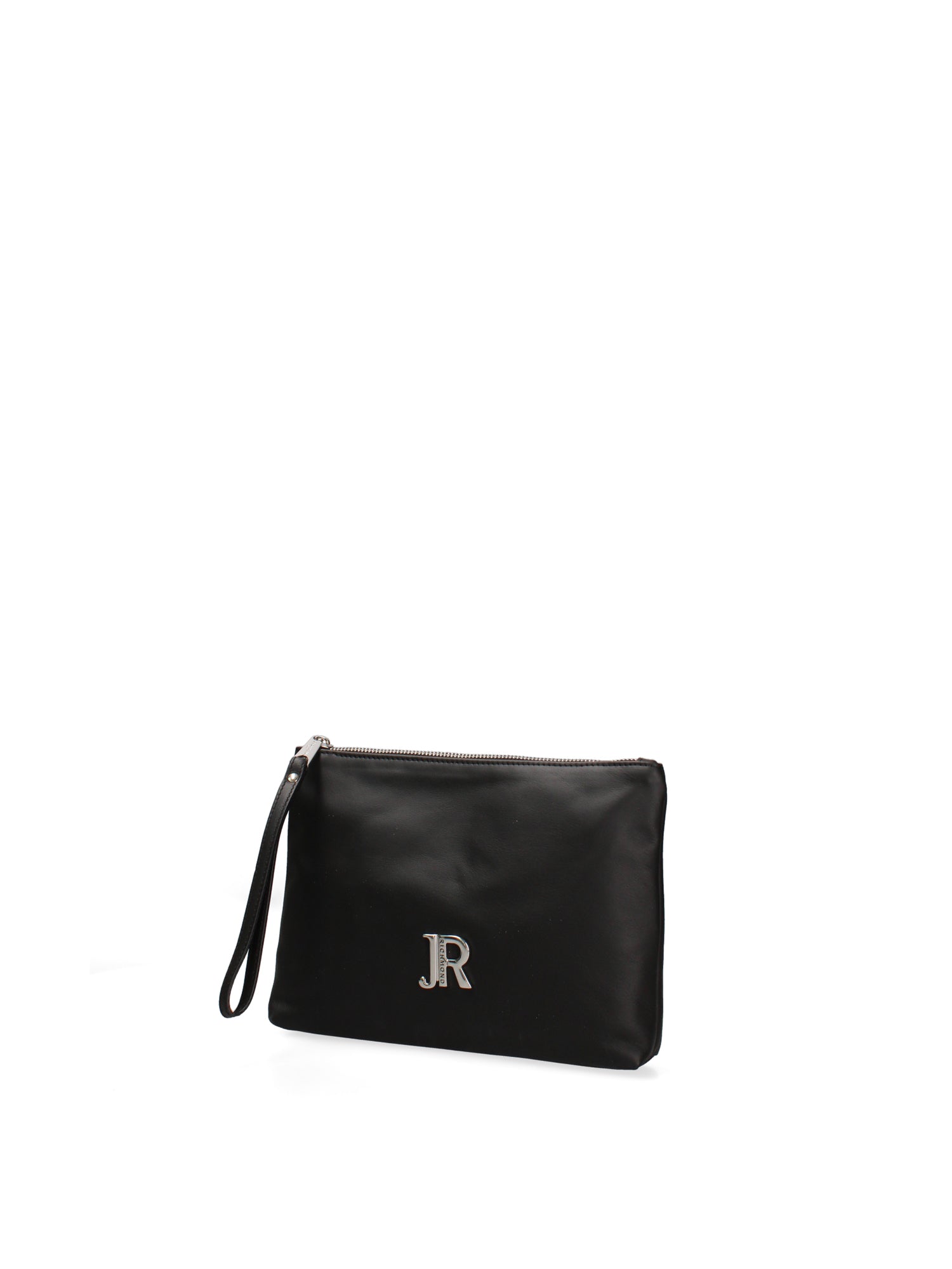 Pochette in Vera Pelle Nero