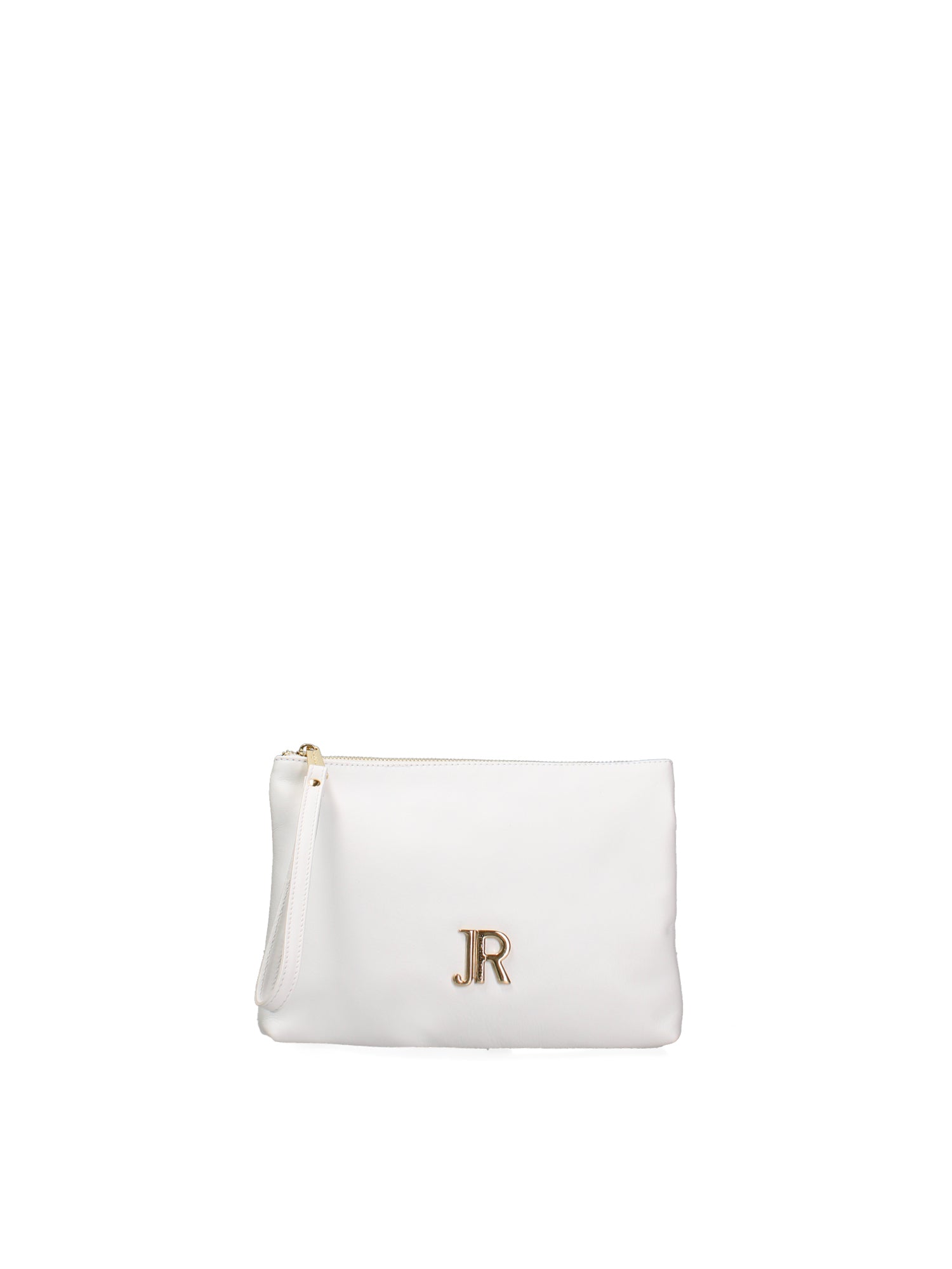 Pochette in Vera Pelle Bianco