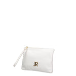 Pochette in Vera Pelle Bianco