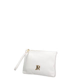 Pochette in Vera Pelle Bianco