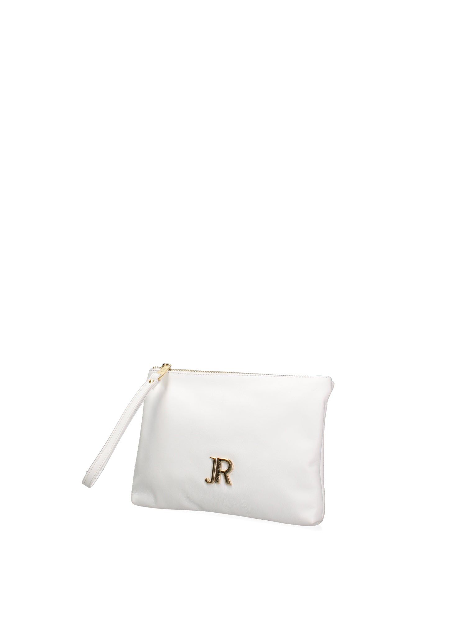 Pochette in Vera Pelle Bianco