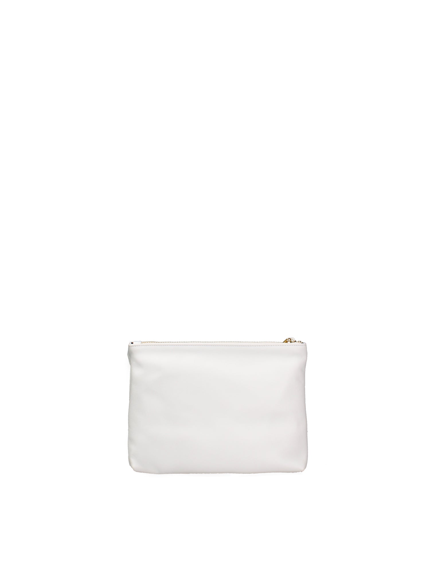 Pochette in Vera Pelle Bianco