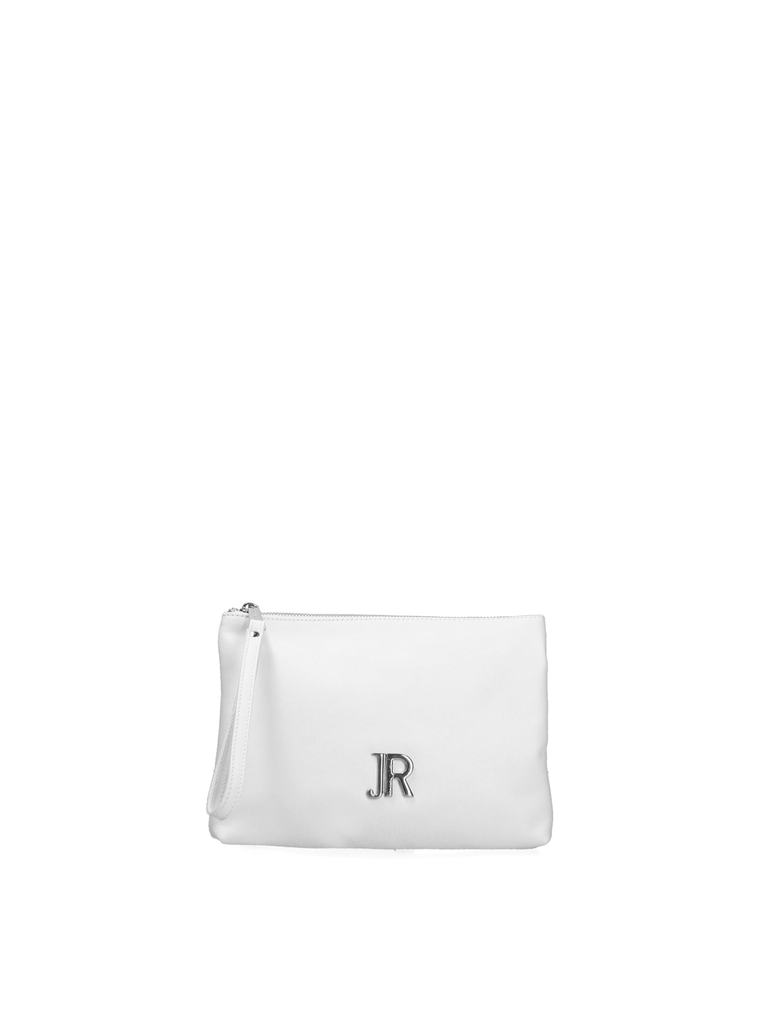 Pochette in Vera Pelle Bianco