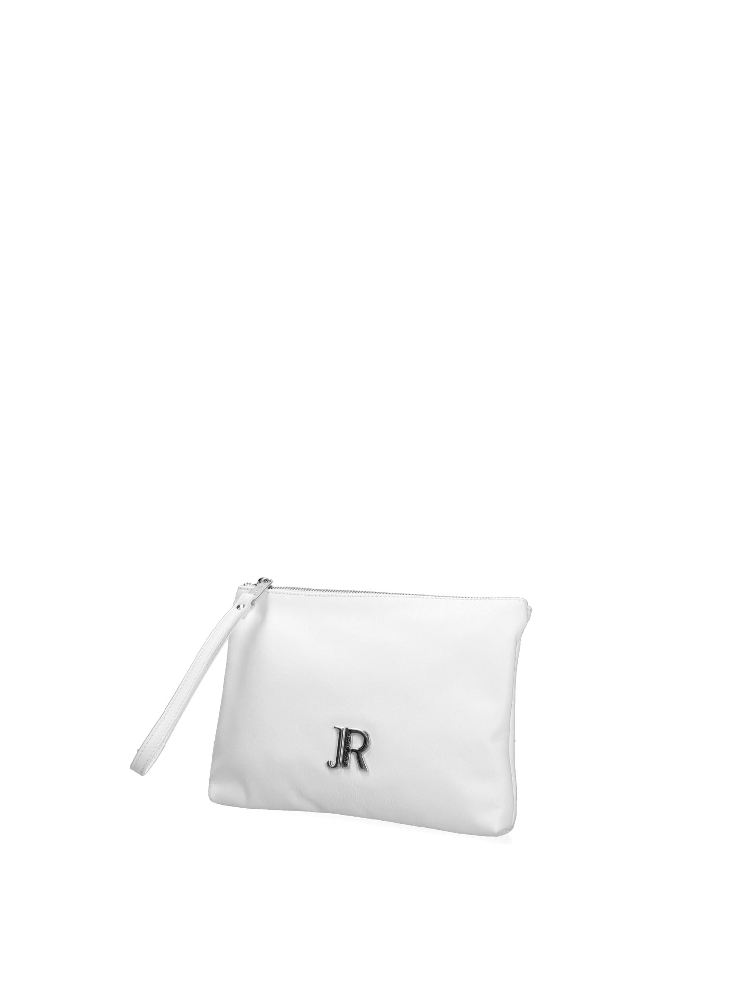 Pochette in Vera Pelle Bianco