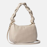 Borsa a Spalla in Pelle Vegana Beige