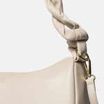 Borsa a Spalla in Pelle Vegana Beige