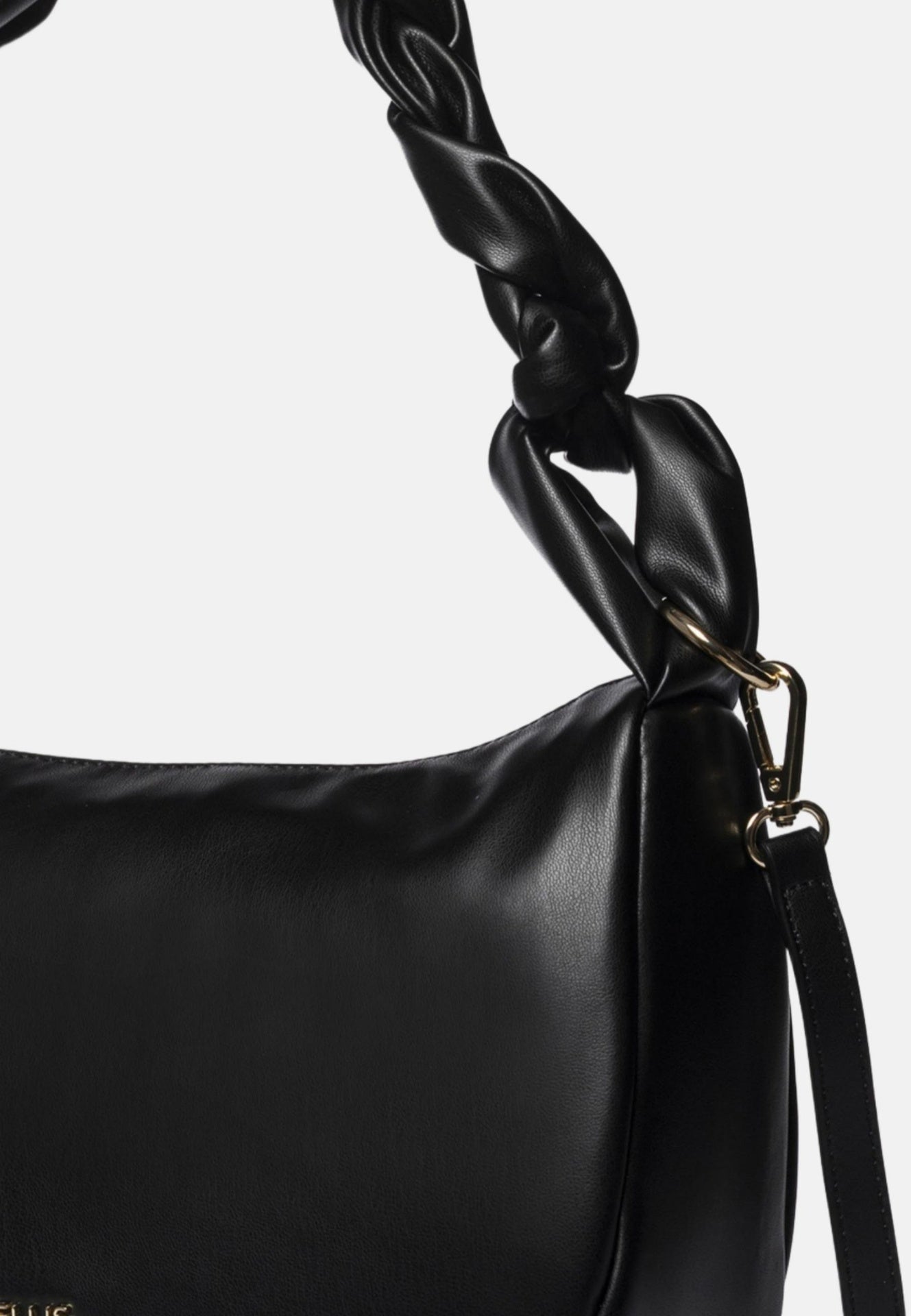 Borsa a Spalla in Pelle Vegana Nero