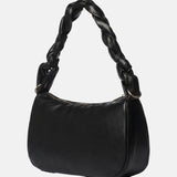 Borsa a Spalla in Pelle Vegana Nero