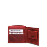 Portafoglio in Vera Pelle Bordeaux