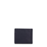 Portafoglio in Vera Pelle Blu Scuro