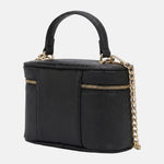 Borsa a Spalla in Pelle Vegana Nero