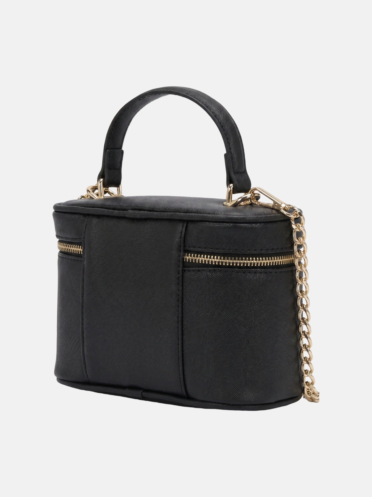 Borsa a Spalla in Pelle Vegana Nero