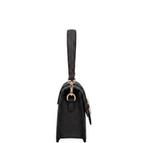 Borsa a Spalla in 100% Pu Vegan Leather Nero