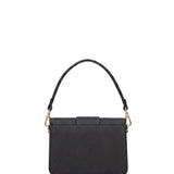 Borsa a Spalla in 100% Pu Vegan Leather Nero