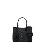 Borsa a Mano in 100% Pu Vegan Leather Nero