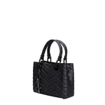 Borsa a Mano in 100% Pu Vegan Leather Nero