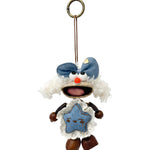 Portachiavi in Mixed Polyester + Wooden Beads + Alloy Bianco